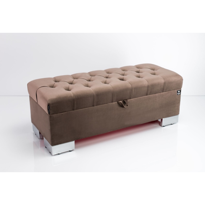 Tufted Storage Bench